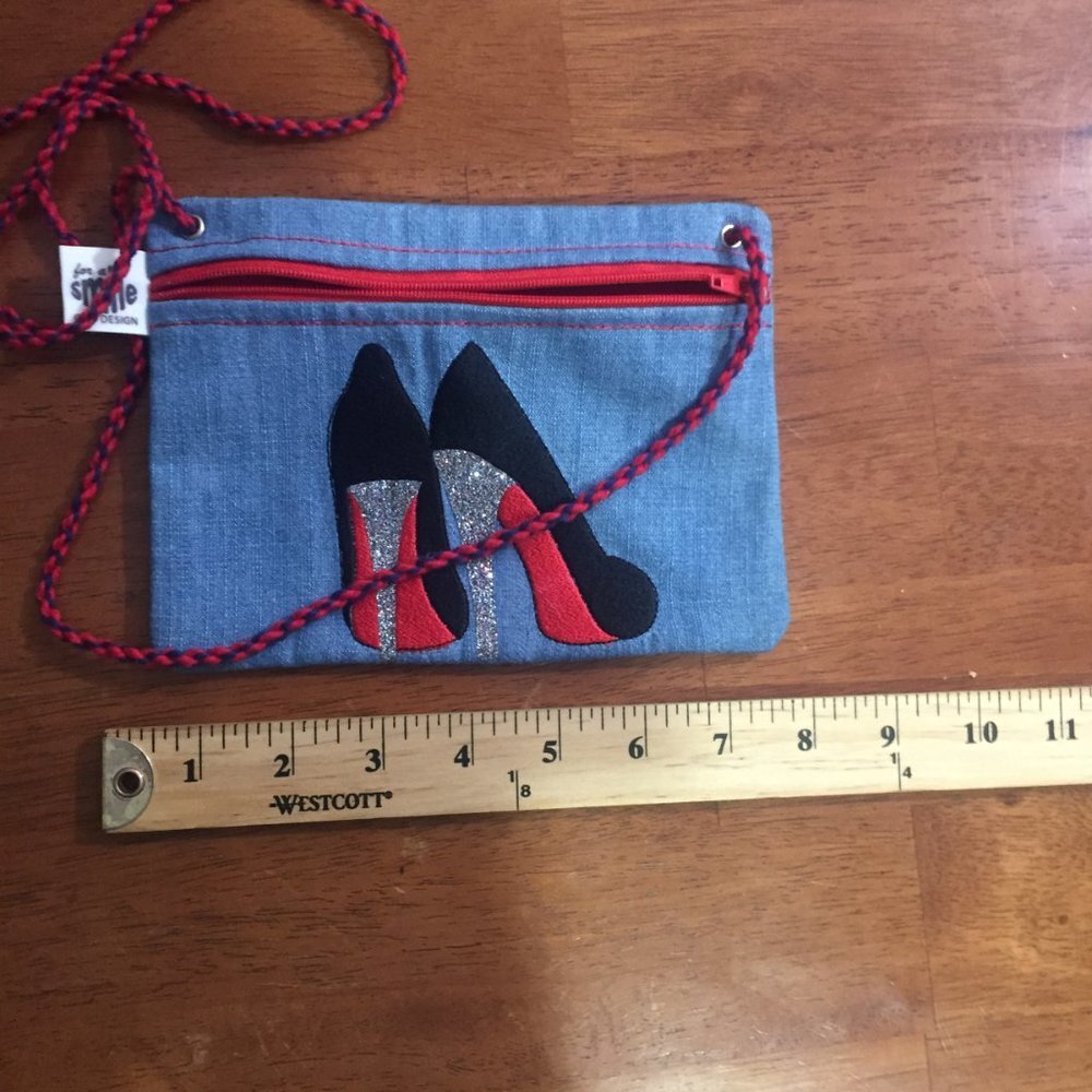 Glitter Shoes Blue bag - Picture 2 of 11